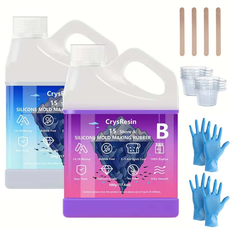 Candle Making Kits - 500ml 2 Flessen Vloeibare Siliconen voor
