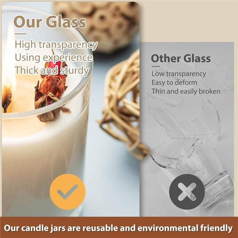 M11K – voor het maken van kaar - Candle Making Jars With Lids recensie en prijs