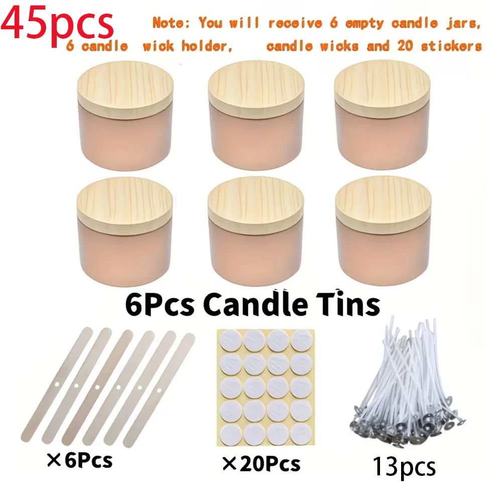 45 stuks roségouden metalen ka - Candle Making Jars With Lids recensie en prijs