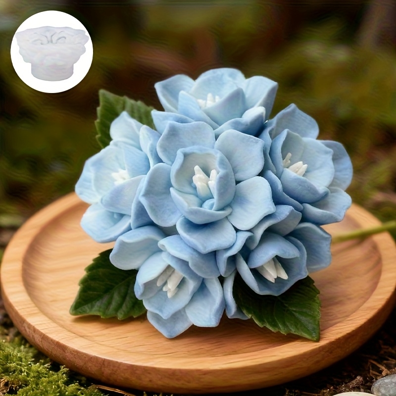 1 siliconen mal voor hortensia - Candle Making Tutorial recensie en prijs