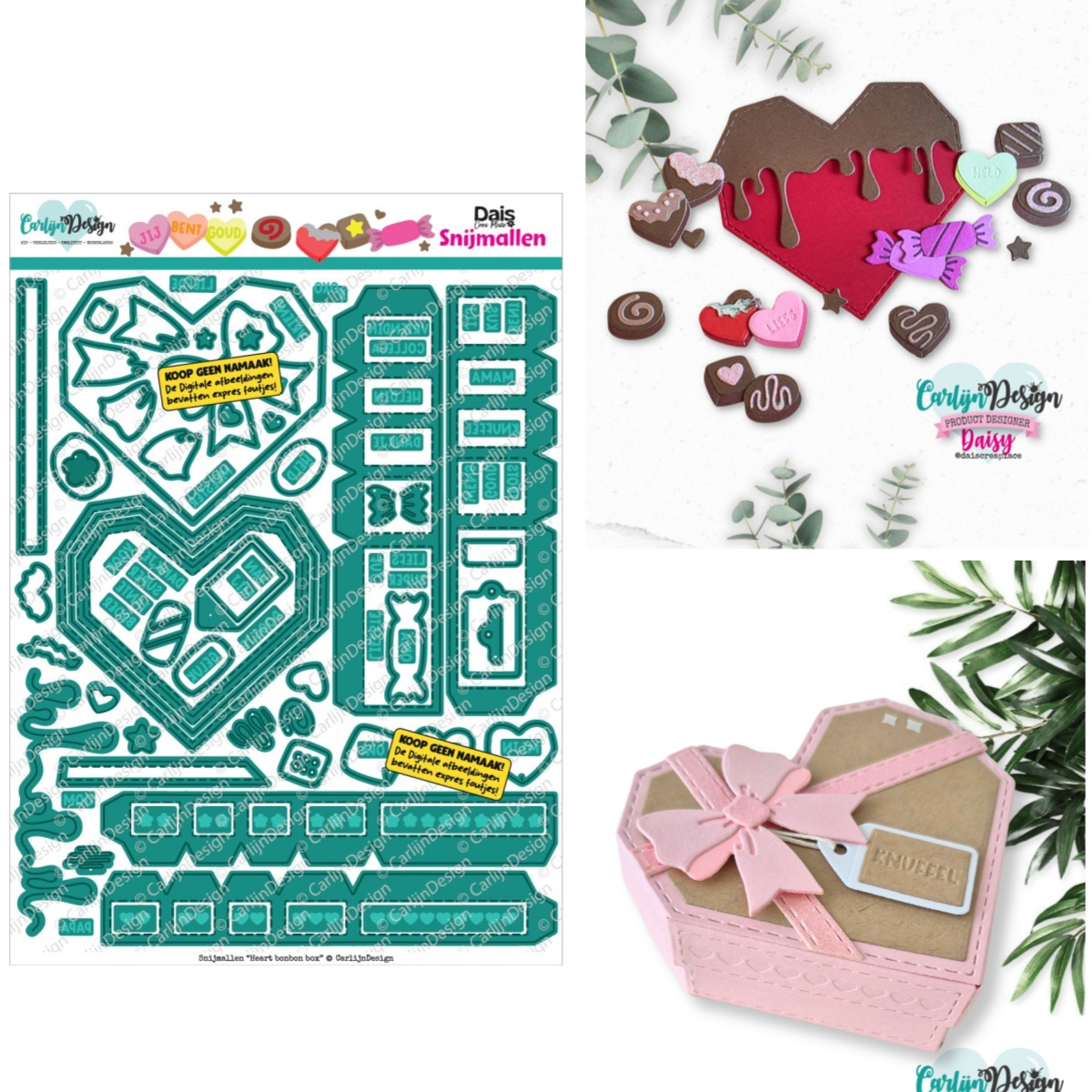 Hart Bonbon Box Eenhoorn Choco - Candle Making And Perfume recensie en prijs